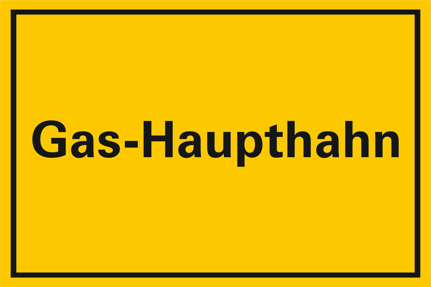 Gas Haupthahn (200mm x 300mm)