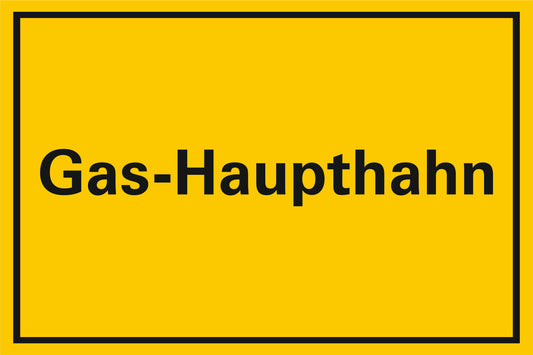 Gas Haupthahn (200mm x 300mm)