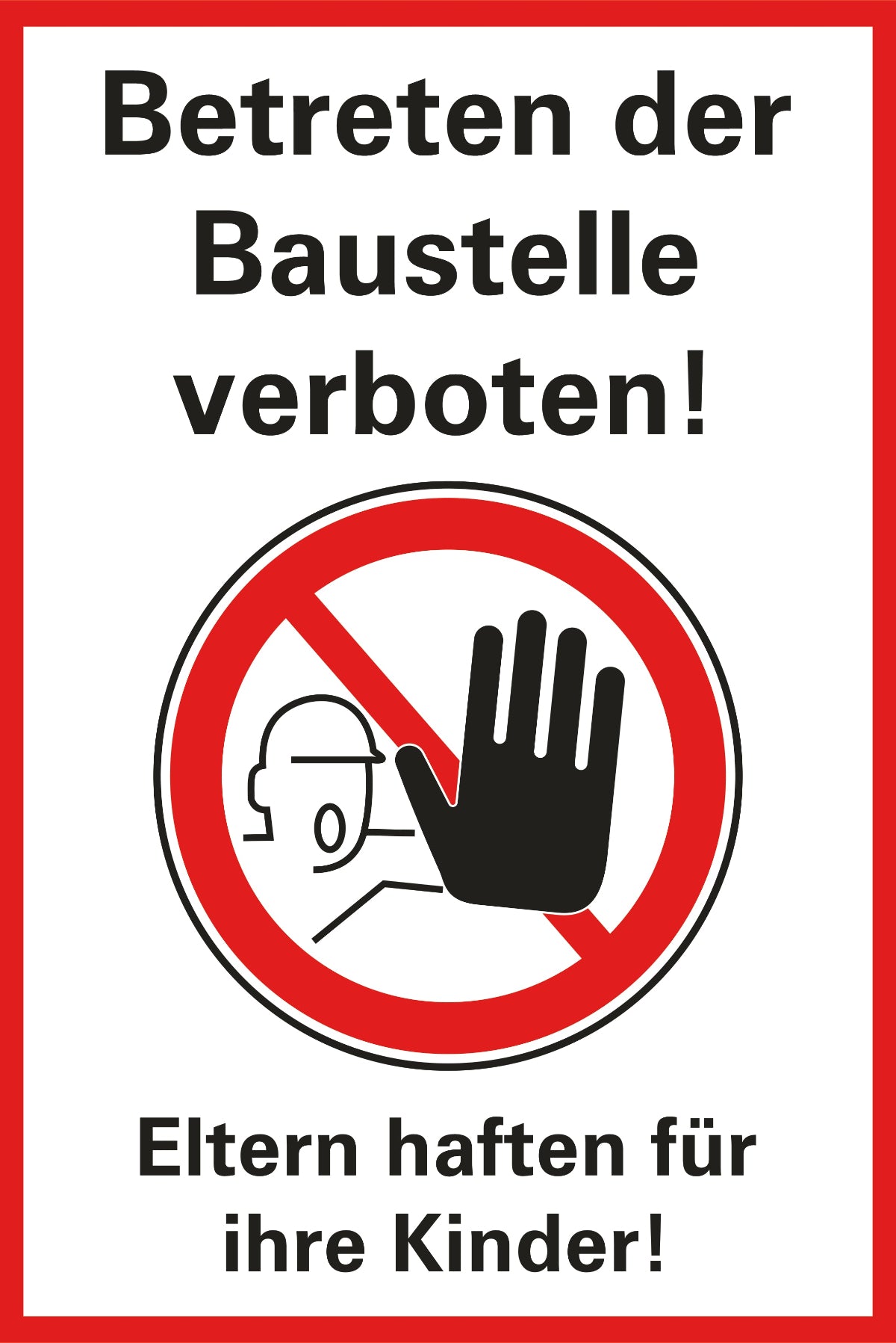 Baustelle  (200mm x 300mm)