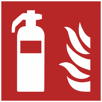 Feuerlöscher 200mm x 200mm