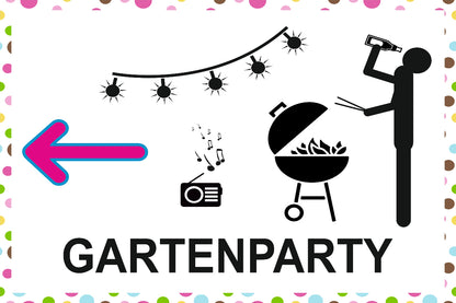 Gartenparty 300 x 200 mm