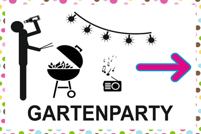Gartenparty 300 x 200 mm