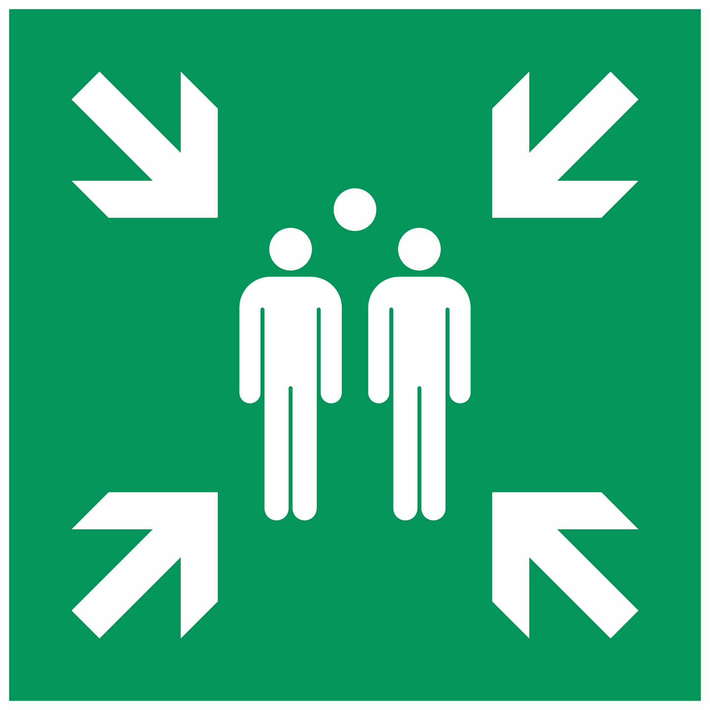 Sammelpunkt 200mm x 200mm