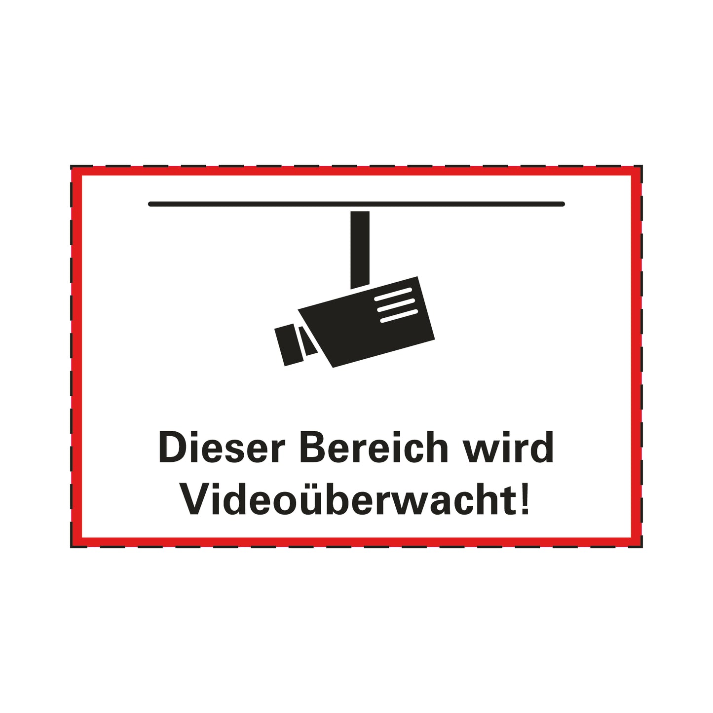 Videoüberwacht (200mm x 300mm)