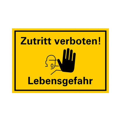 Zutritt verboten (200mm x 300mm)